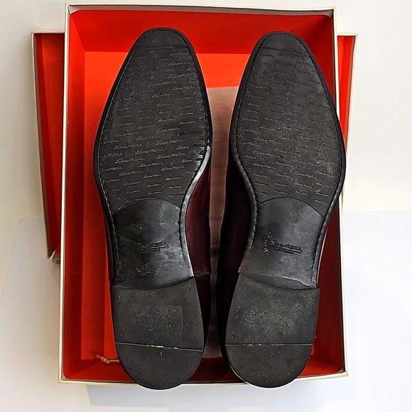 Santoni Dark Brown Chelsea Boots Size 11 - Picture 4 of 4